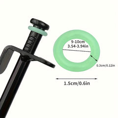 30pcs Glow In The Dark Tent Nail Ring Fluorescent Stakes Ring Tents Accessories