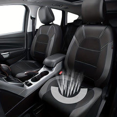 Car Seat Cover Set PU Leather Seat Protection for Most Cars