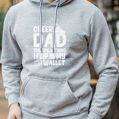 DAD Print Hoodie Men's Graphic Pullover Sweatshirt