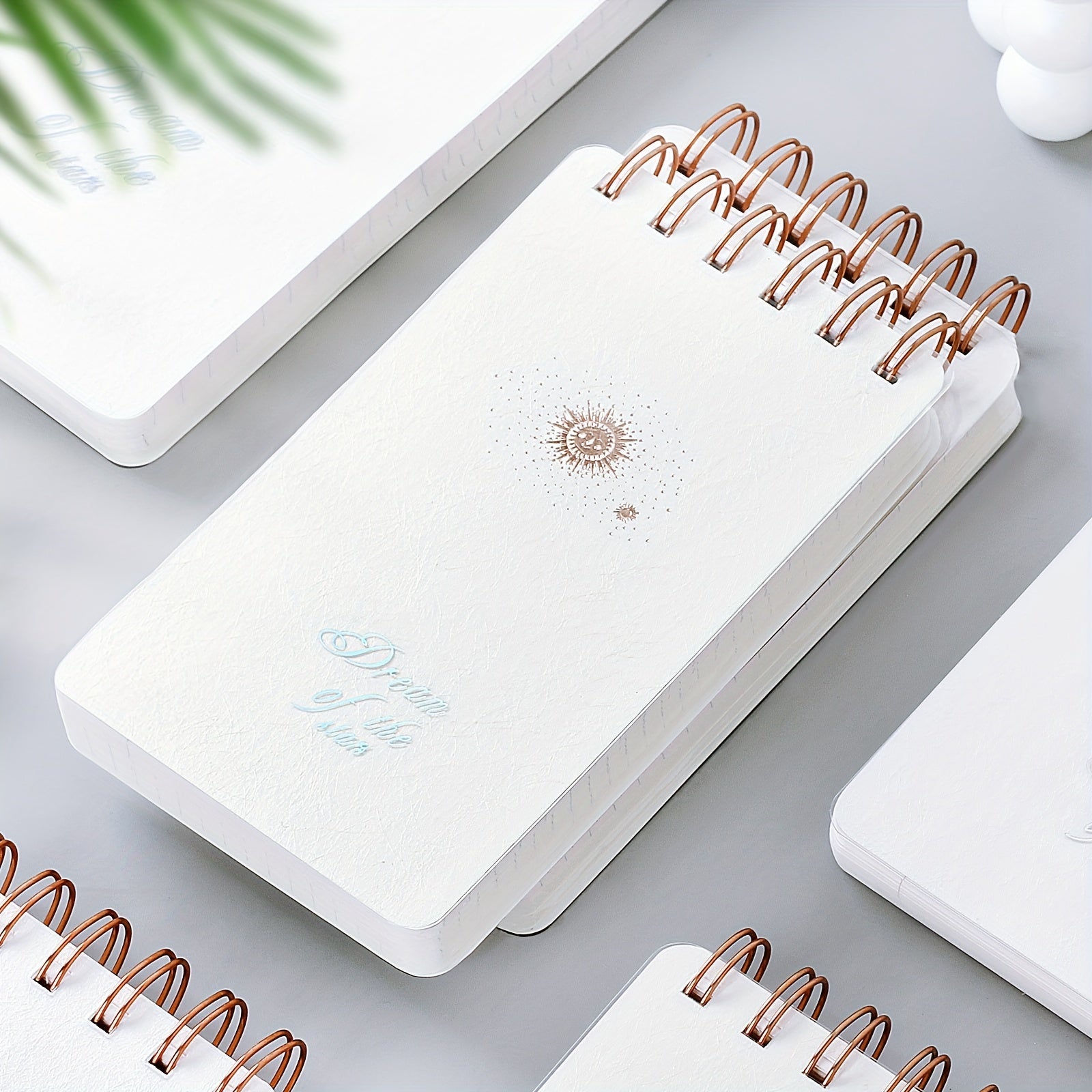 Waterproof Spiral Coil Notepad Thick Notebook Horizontal Line C
