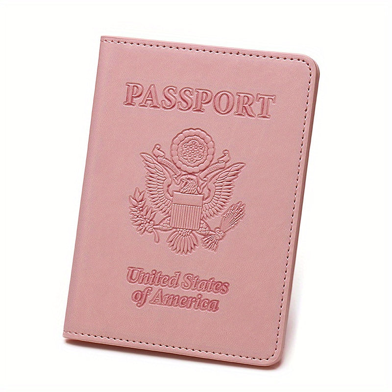 Passport Holder Travel Bag PU Leather Passport Cover Protector Waterproof