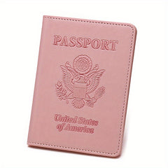 Passport Holder Travel Bag PU Leather Passport Cover Protector Waterproof