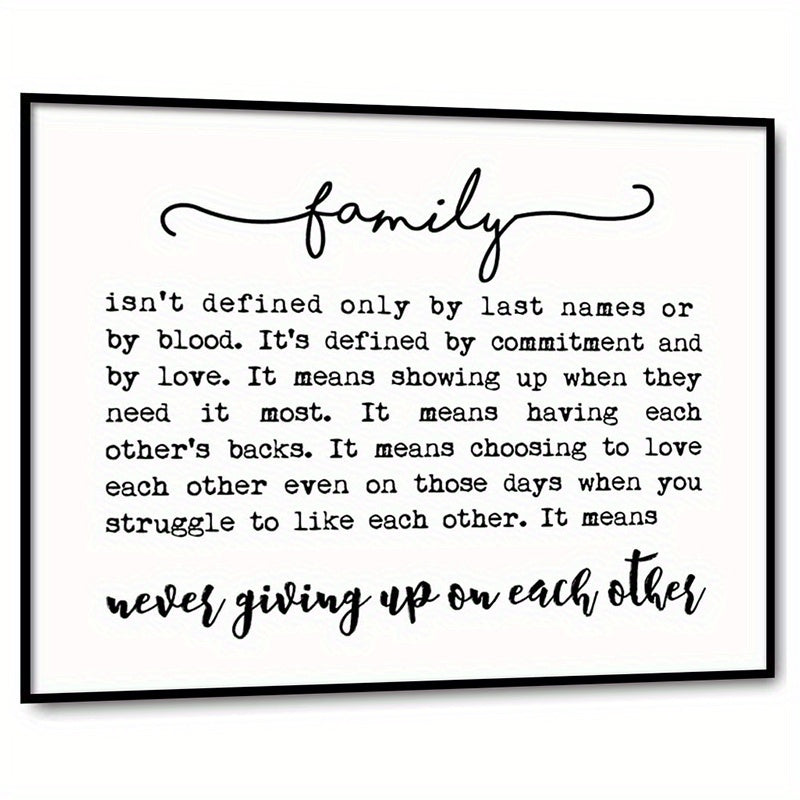 Family Quote Family Wall Decor Family Isn't Defined Adoption Gift