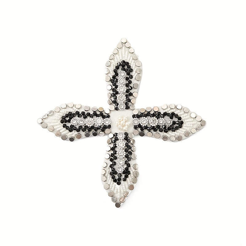 Artificial Diamond Chunky Bead Sewing Patch