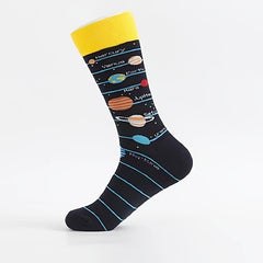 Planetary Style Classic Crew Socks for Women