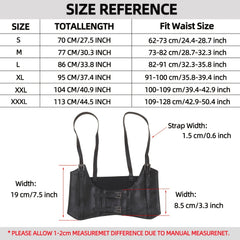 Y2K PU Leather Waist Belt Punk Corset Gothic Body Belt