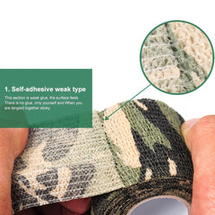 Camouflage Self Adhesive Tape for Outdoor Activities