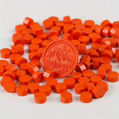 100pcs Octagonal Wax Pellets Seal Stamp Wax Beads for Embellishment