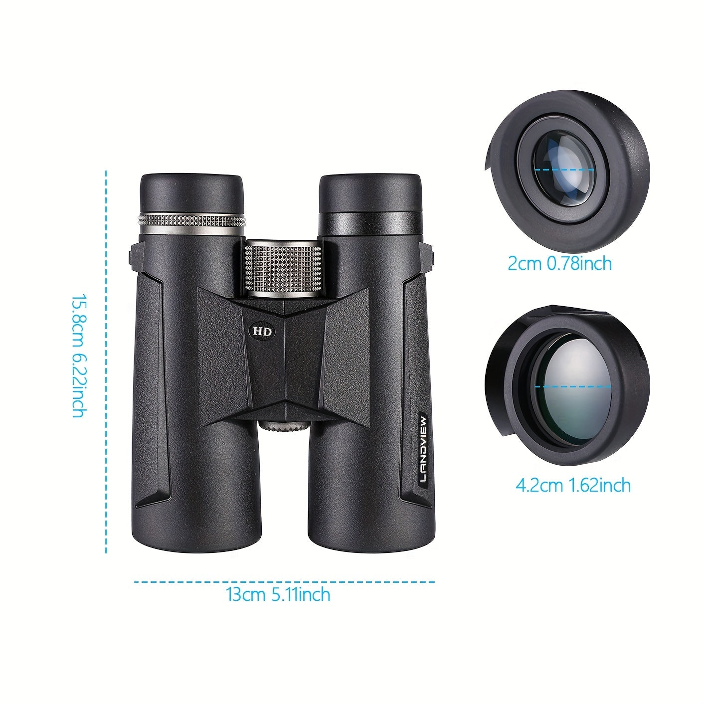 10x42 Bird Watching Binoculars Professional Telescope Camping Gear