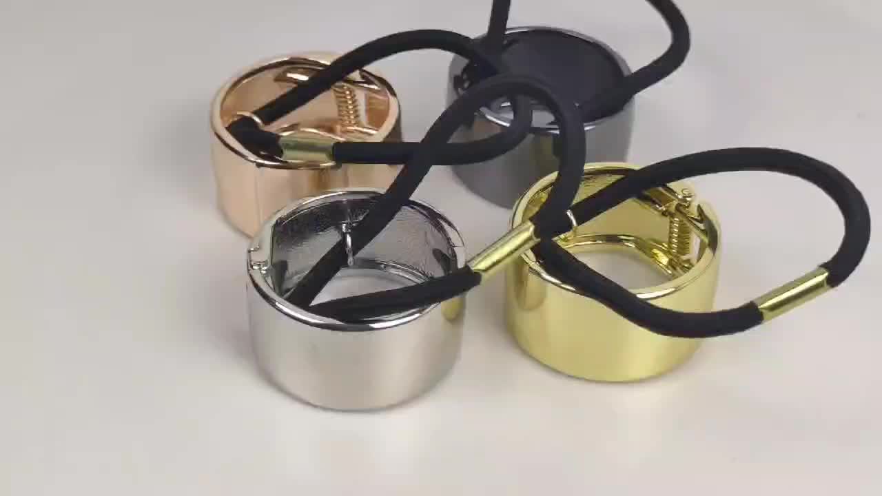 Metallic Hair Cuff Ponytail Holder Hair Accessories
