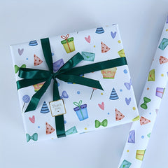 6pcs Mother's Christmas Halloween Easter Birthday Wrapping Paper Gift Wrap