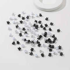 100pcs Mini Crown Shape Hair Claw Braid Hair Clip Hair Accessories