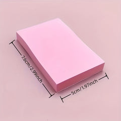 4 Packs Sticky Notes 400 Sheets Tearable Office Note Student Supplies