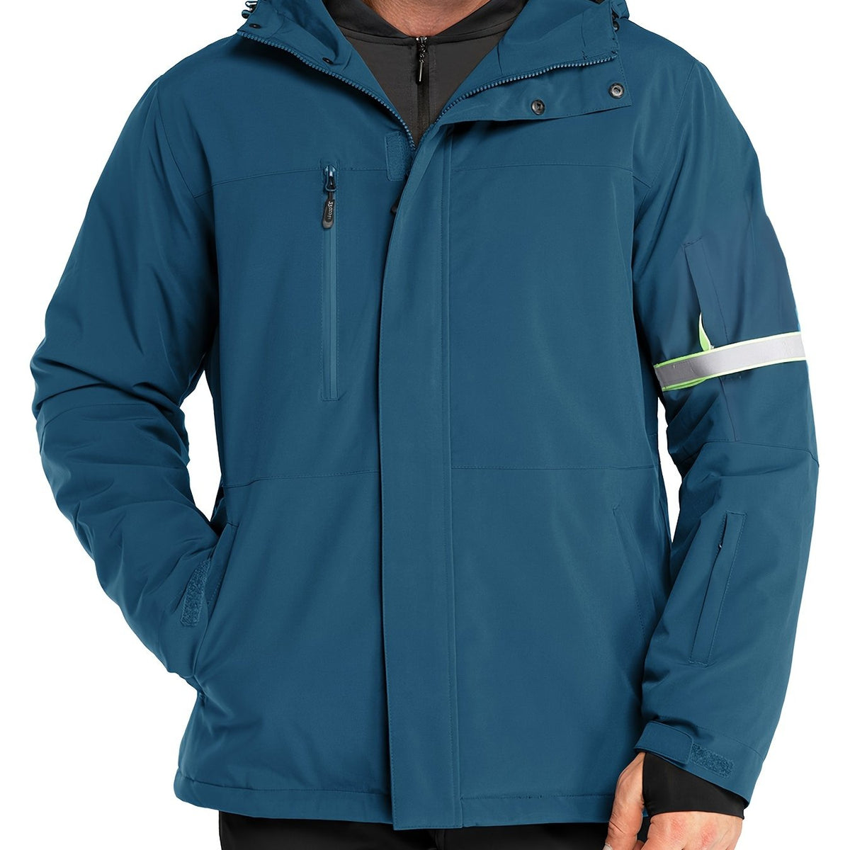 Men's Waterproof Hooded Snow Jacket Warm Winter Coat