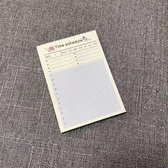 60sheets Weekly Planner Memo Pad Study Time Schedule Daily List