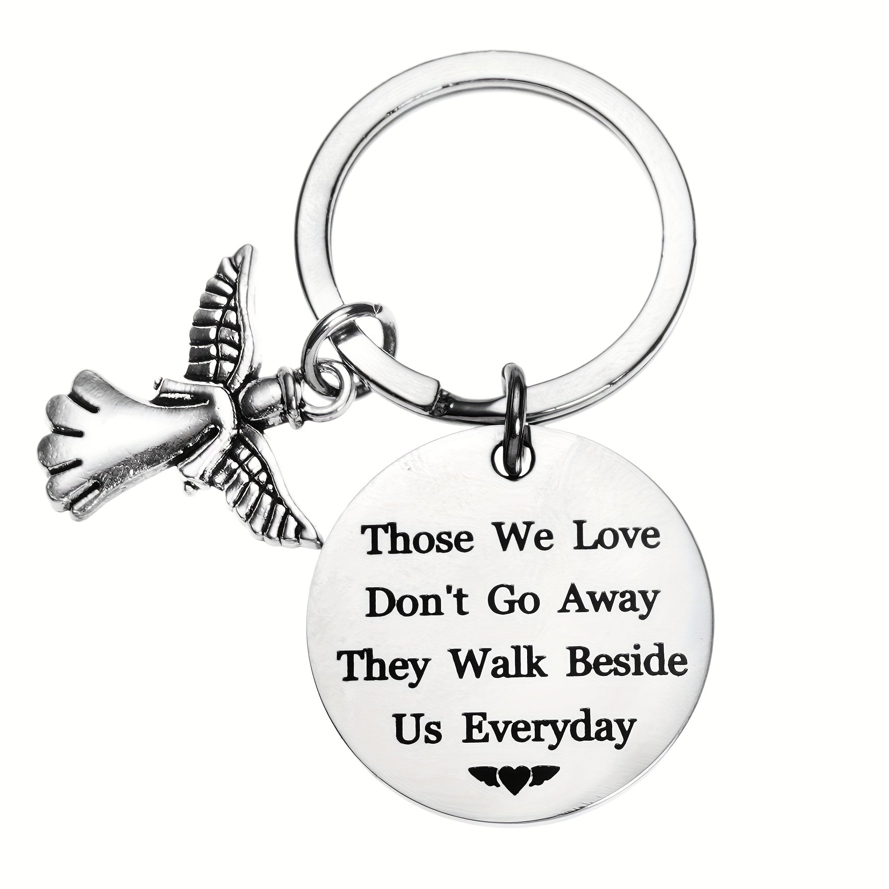 Stainless Steel Keychain for Bags Purses Backpacks - Perfect Gift