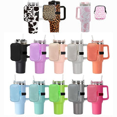 Sports Water Cup Body Bag For 40oz 30oz Cup Portable Arm Storage Bag