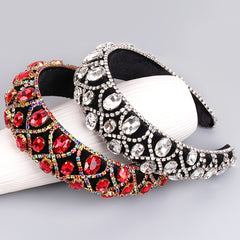 Vintage Baroque Rhinestone Hairband Boho Headband