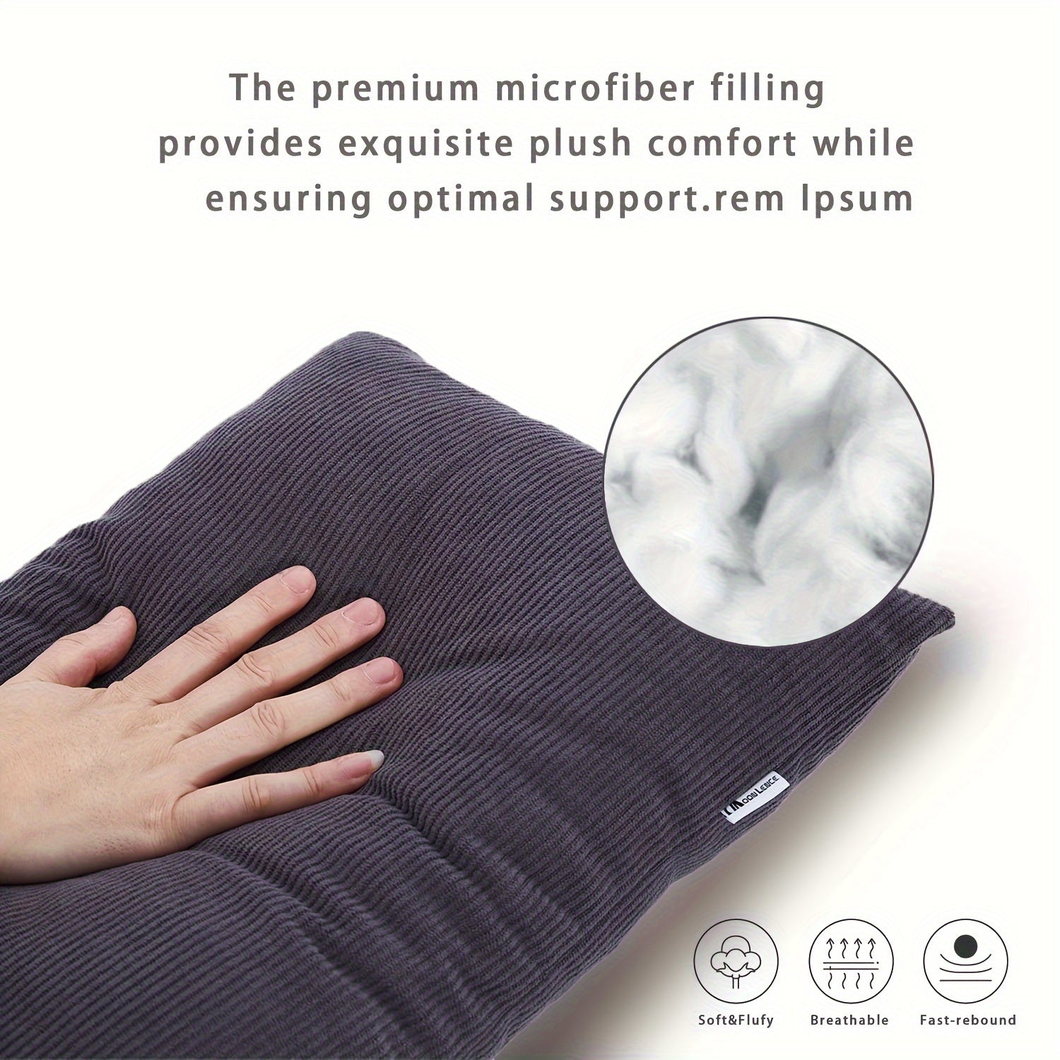 MOON LENCE Camping Pillow Lightweight Travel & Hammock Pillow with Cover