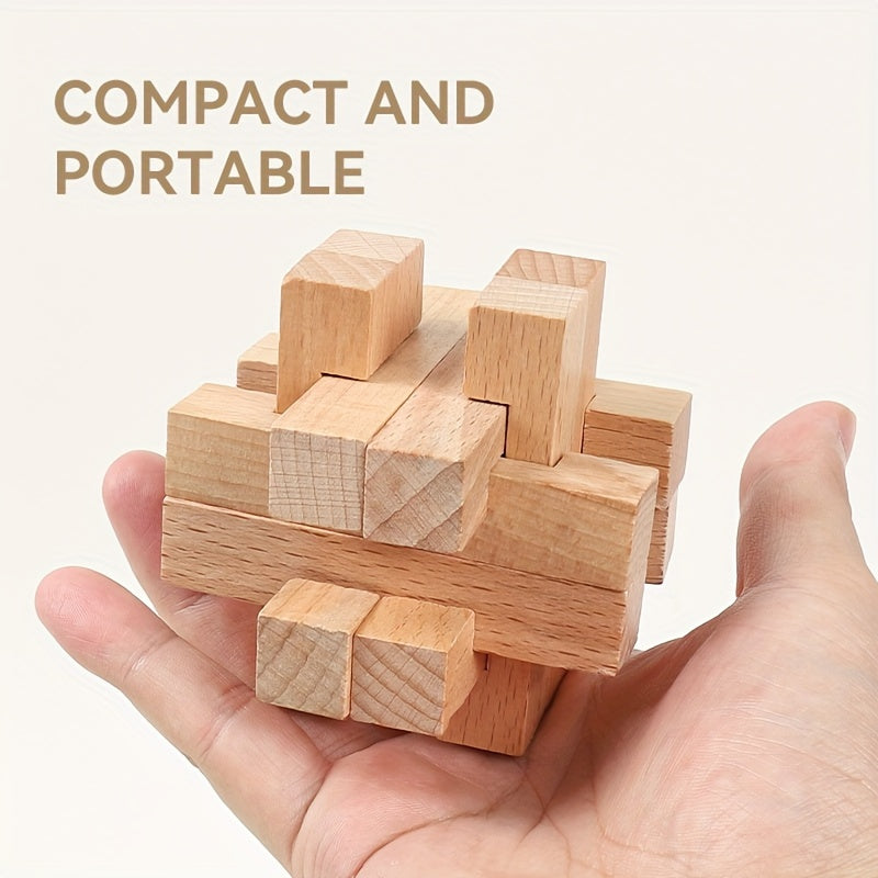 25pc Colorful Luban Lock Puzzle Toy Set - High Difficulty Brain Teaser