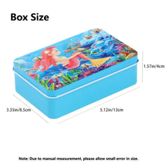 Wooden Cartoon Puzzle With Iron Box Kids Early Education Toy