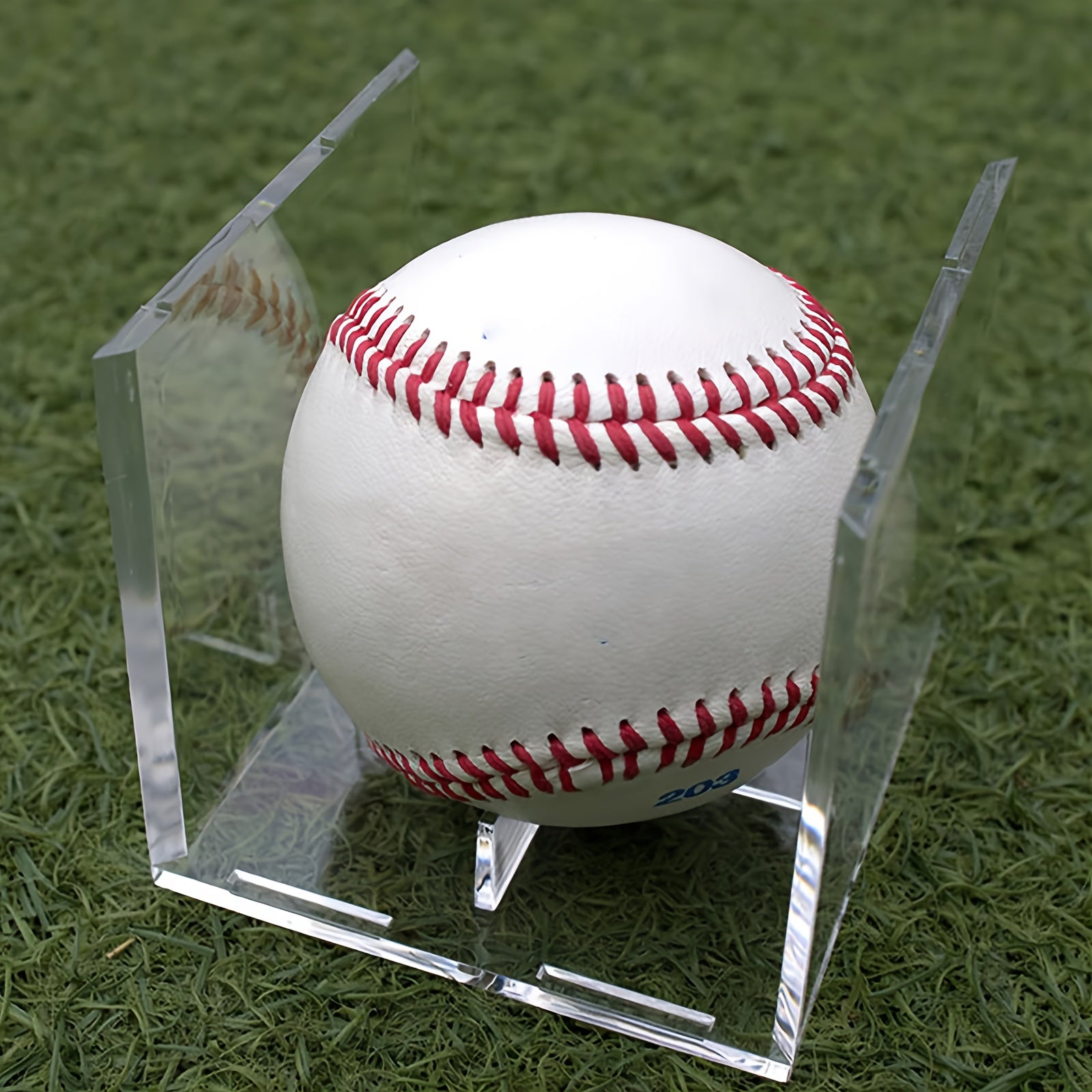 Acrylic Baseball Storage Box Portable Holder Case