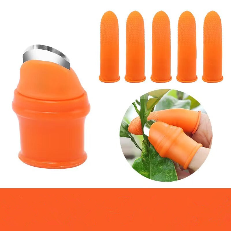 Kitchen Picking Finger Gloves Iron Nail Gloves Pepper Picking Thumb