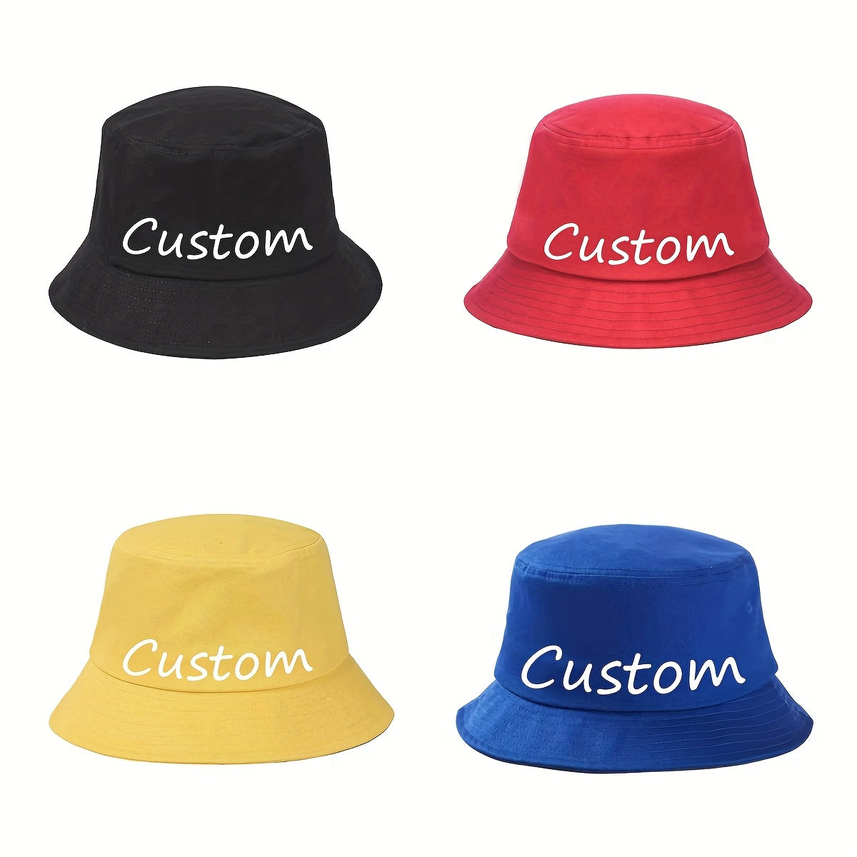 Reversible Fisherman's Bucket Hat with Personalized Embroidery