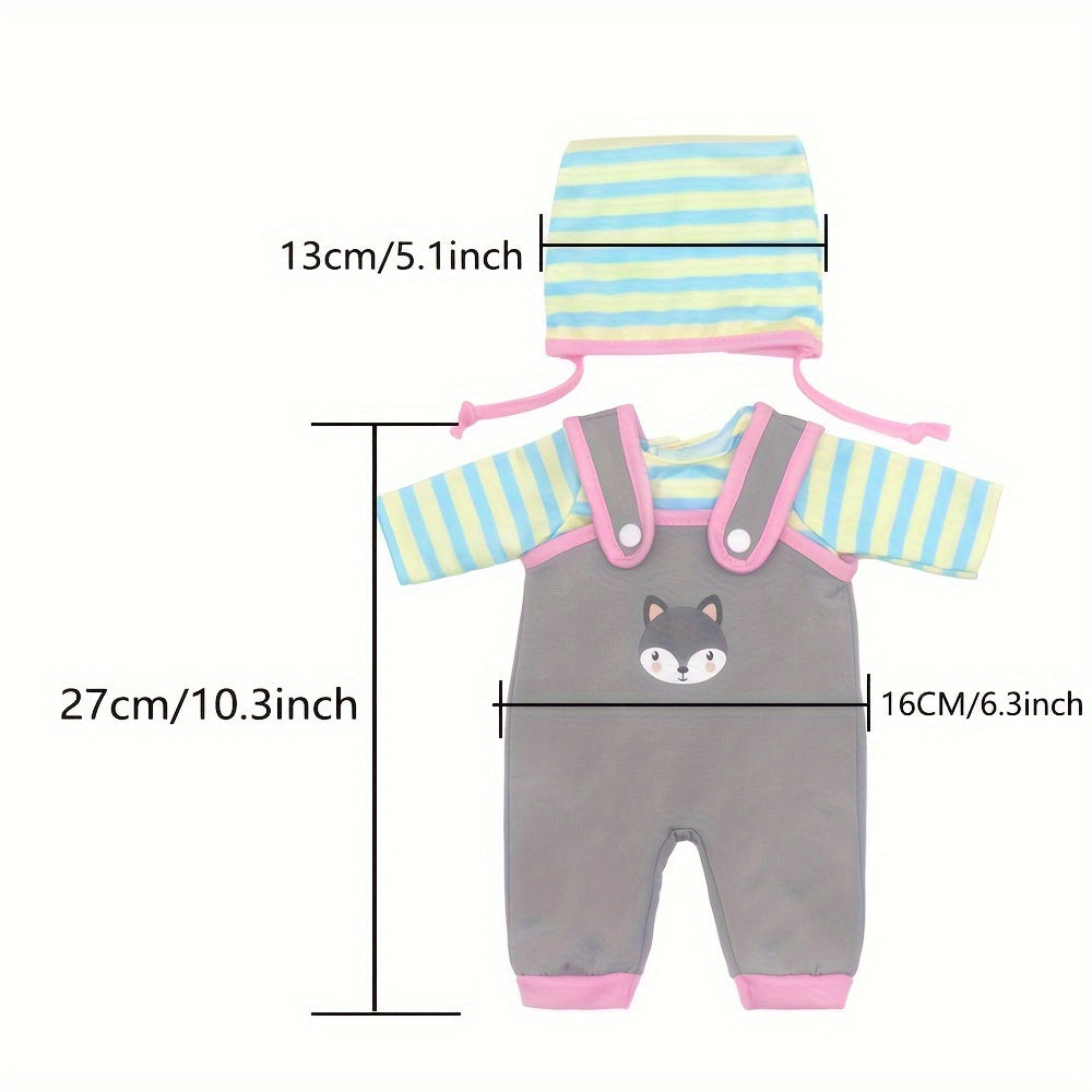 Onesie Outfit Set for 12-15 Inch Reborn Dolls & 30 Cm Dolls