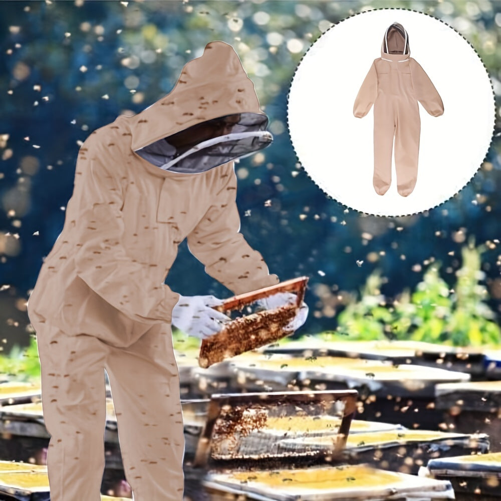 Beekeeping Suit Full Body Protection with Fencing Veil