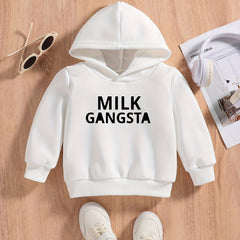 Funny Letter Print Baby's Pullover Hoodie