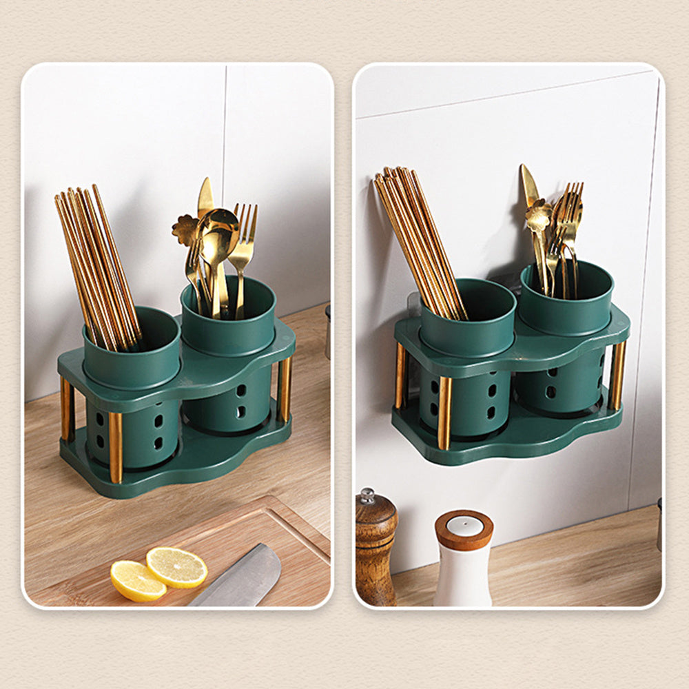 Multifunctional Chopsticks Holder Draining Storage Container