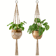Boho Hemp Rope Plant Hanger