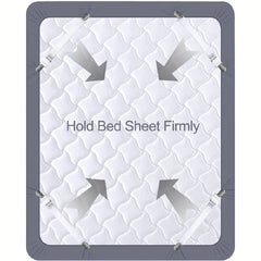 4pcs Mattress Sheet Clip Grippers Straps Holder Fastener Anti-slip Buckles
