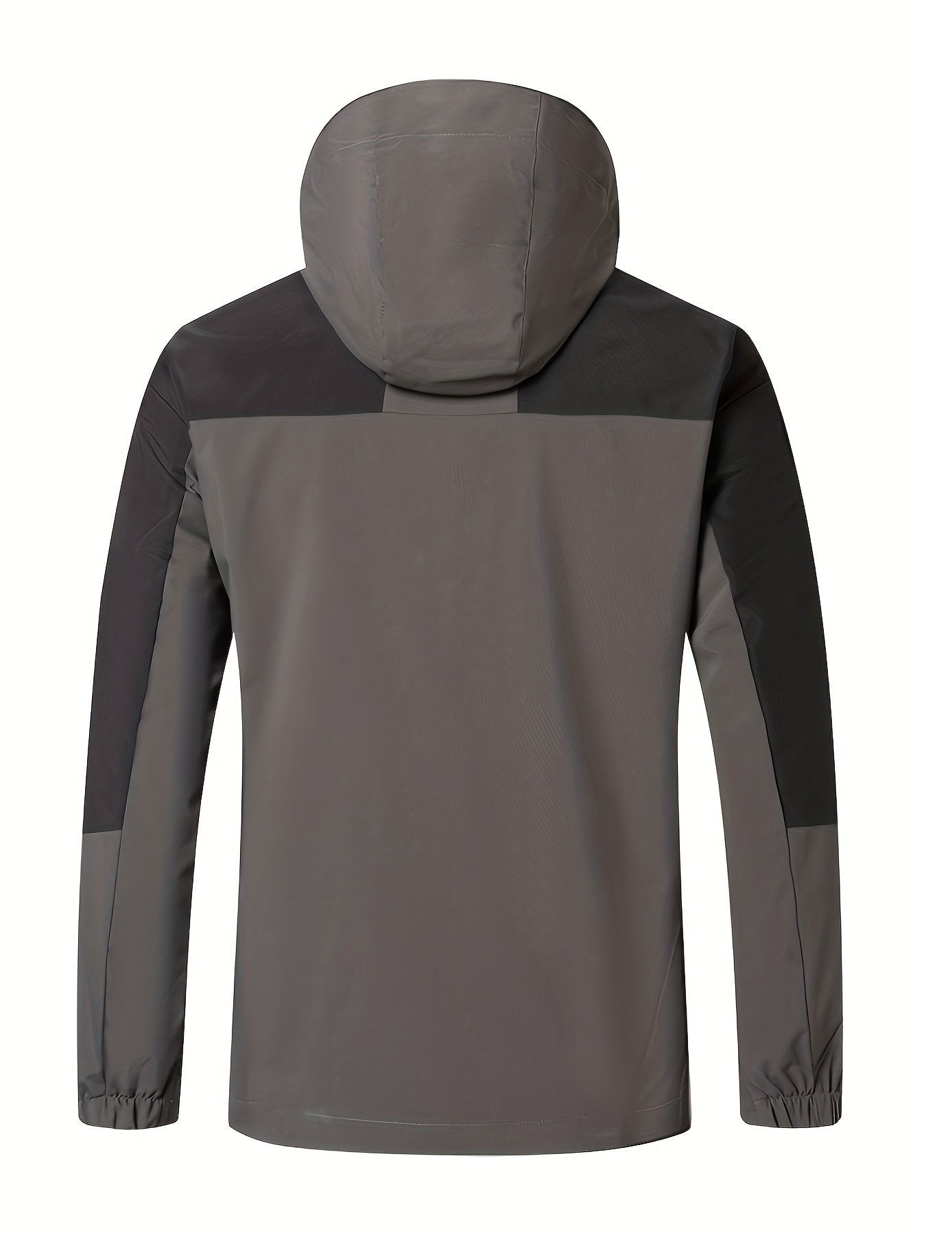 Men's Contrast Hooded Jacket For Spring Fall Winter