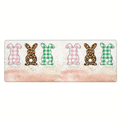 Rabbit Desk Mat Large Mouse Pad Keyboard Mouse Mat Non Slip Rubber Base