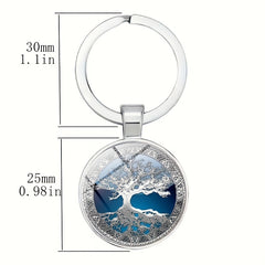 Life Tree Keychain For Girls Backpack Accessories