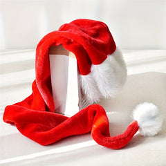 Extra Long Plush Christmas Hat Cosplay Party Decor Props