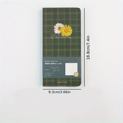 Slim Hardcover Notebook Grid British Plaid Student Planner