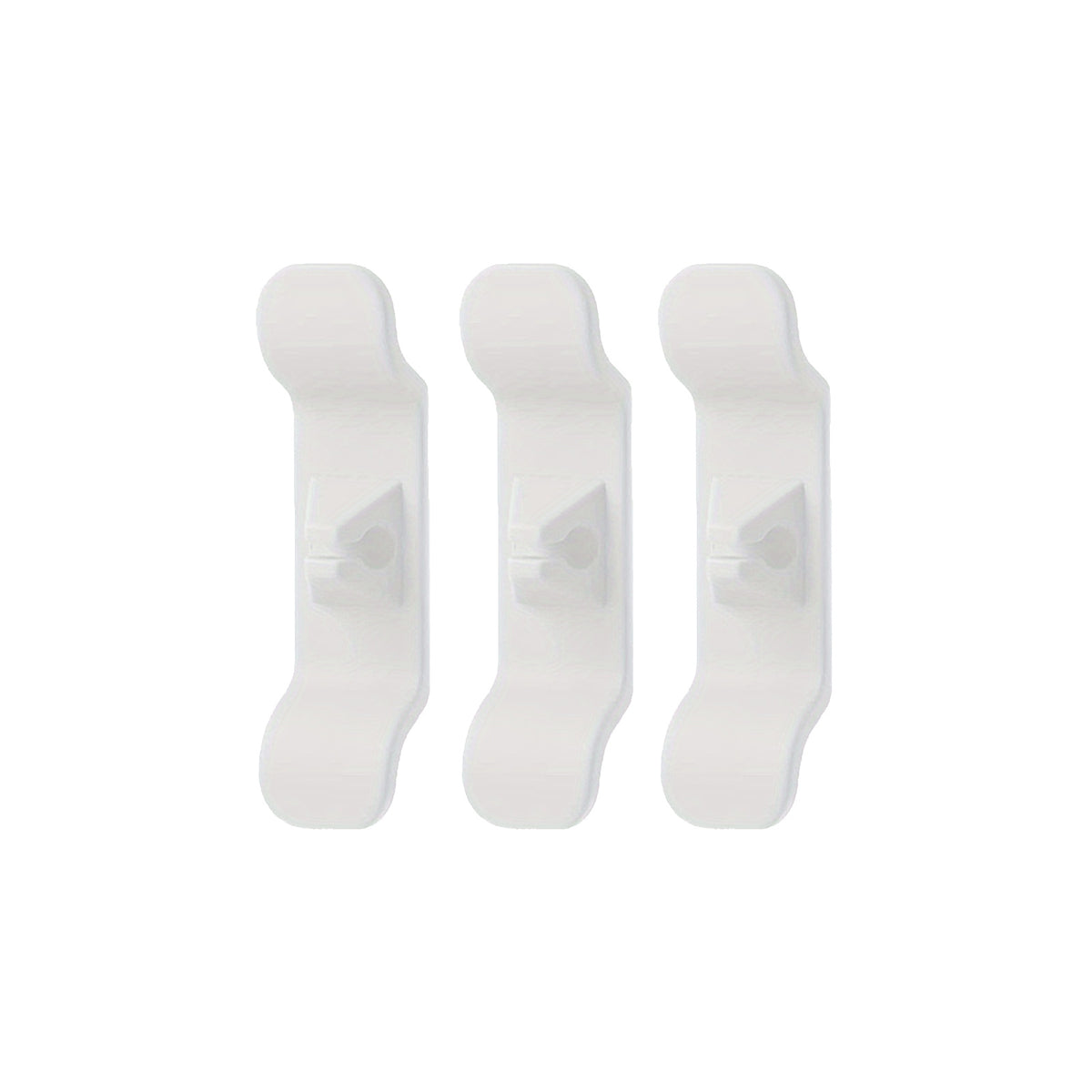 3pcs Cord Winder Stick On Tidy Wrap Cable Hider Storage