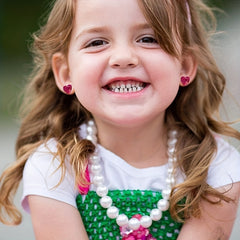 Kids Sticky Earrings 3D Gems Stickers Glitter Crystal Sticker Earrings For Girls
