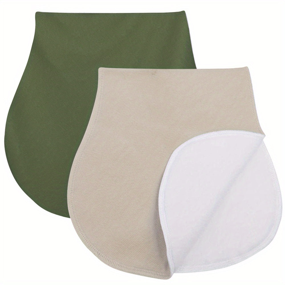 2pcs Unisex Cotton Baby Burp Cloths Set For Newborn Girls Boys
