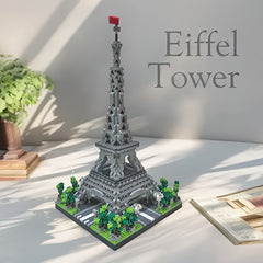 Eiffel Tower Building Blocks Set Educational Toy ABS Material Mixed Colors