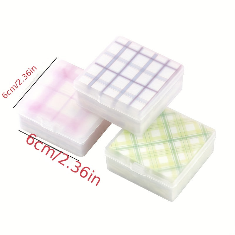 200 Creative Storage Boxes with Grid Folding Paper, Bright Colors & Stripes