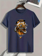 Instrument Print Men's Graphic t-shirt for Summer