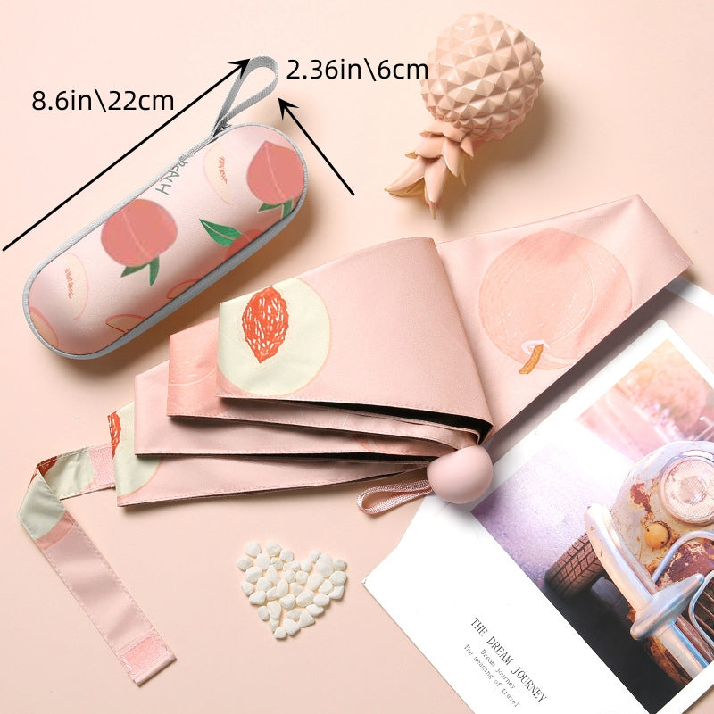 Mini Foldable Sun Umbrella Hobbies Cap Fruit Umbrella Anti UV Photovoltaic