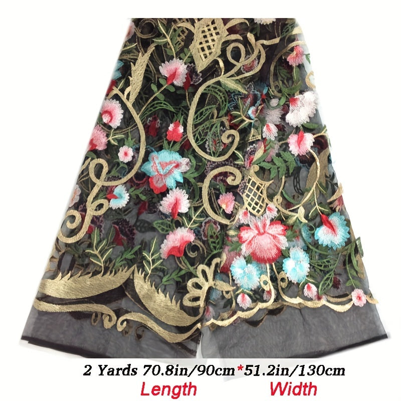 African High Lace Fabric For Dress DIY Embroidered Tissue Skirt