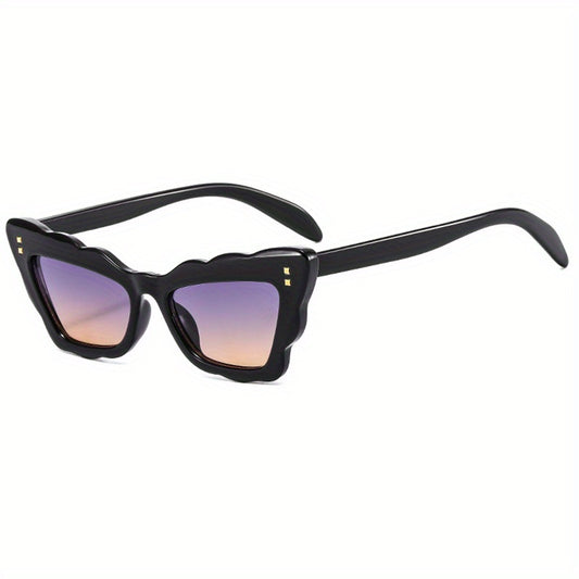 Colorful Butterfly Frame Sunglasses Tinted Lens UV Protection