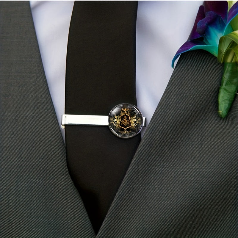 Alloy Shamrock Tie Clip Vintage Tie Clip For Men