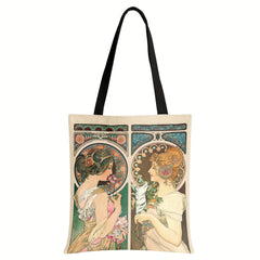 Woman Pattern Tote Bag Lightweight Shoulder Bag